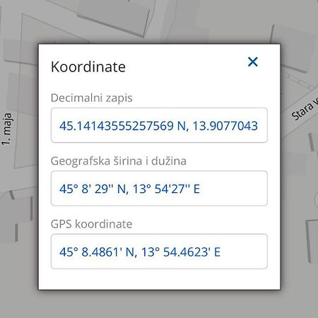 Apartman Palada Žminj Esterno foto